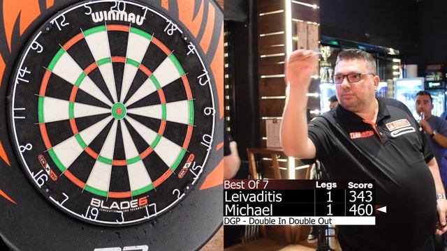 DGP Double In Double Out: John "Deadly Rose" Michael vs Dimitris Leivaditis смотреть онлайн