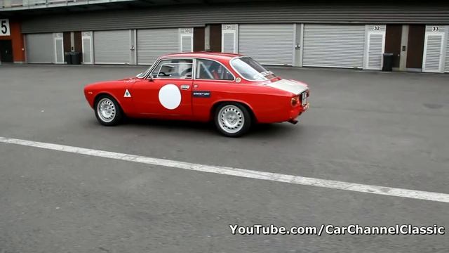 Alfa Romeo Giulia 1600 Sprint GT sound!! 1080p HD смотреть онлайн