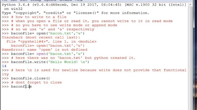 Writing to a Text File смотреть онлайн