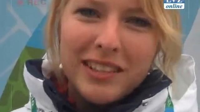 Pressesprecherin der US-Biathleten im Interview смотреть онлайн