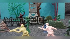 ВОЙНА СОЛДАТИКОВ. Засада желтых солдатиков.