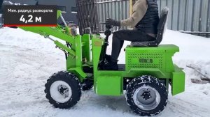 Электрический фронтальный погрузчик RTA Браво 4x4 Rutrike