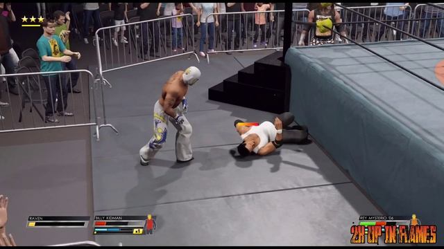 Billy Kidman W/ Raven Vs. Rey Mysterio WCW Cruiserweight Championship #wwe2k22