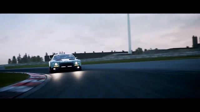 ACC - Bentley Continental GT3 chasing a BMW M4 GT3 on Zolder смотреть онлайн