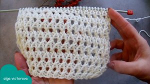 384  АЖУРНЫЙ УЗОР СПИЦАМИ Вязание спицами Узоры