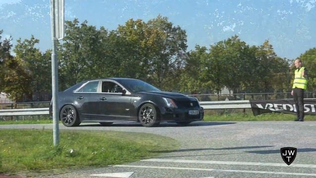 LOUD Cadillac CTS-V Sedan Exhaust SOUNDS! Small Burnout, Accelerations & More! смотреть онлайн