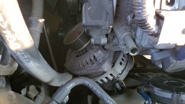 12 Acura MDX Alternator Replacement