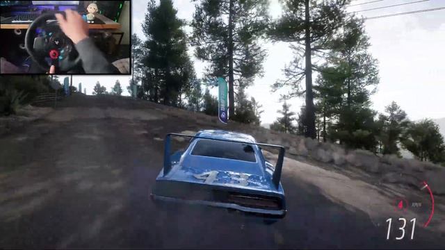 The King is back (Dodge Charger Daytona Hemi) Forza Horizon 5 Logitech G29 смотреть онлайн