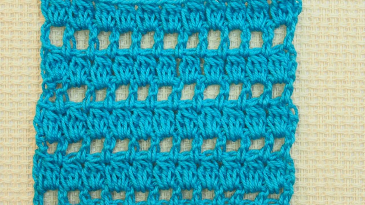 Простые узоры крючком для начинающих Урок 42 смотреть онлайн