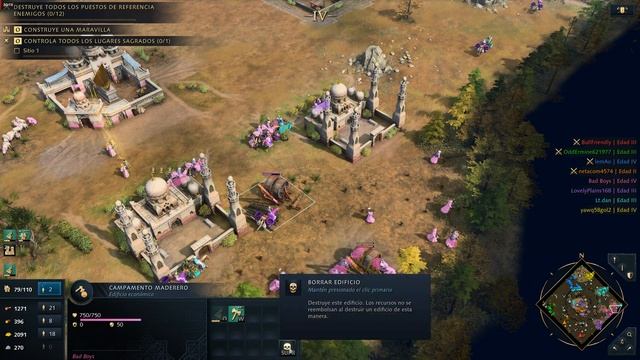 Age Of Empires IV Anniversary Edition (4vs4) - 4k - 60fps