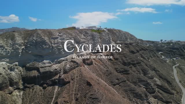 [4K] CYCLADES 🇬🇷 Κυκλάδες 2024 ｜ 2½ HOUR Drone Aerial of Santorini Mykonos Milos & Na смотреть онлайн