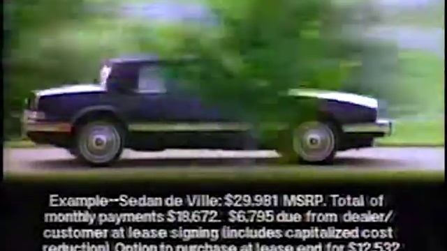1990 Cadillac Car Commercial смотреть онлайн