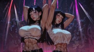 Twins Night Clubbing 🎵 Electronica Dark Synthwave Mix