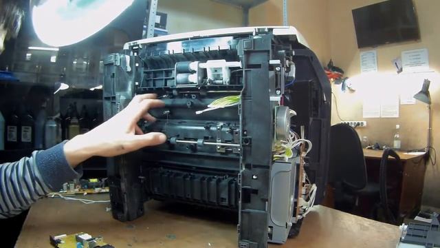 Kyocera FS-1035MFP/1120D/1028MFP и т.п. Черный лист при печати. смотреть онлайн