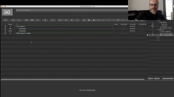 QLab4 - Time Code (MTC) e MIDI Controller