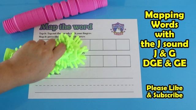 Orthographic Mapping Words With J Sound - Orton Gillingham Spelling tutor смотреть онлайн