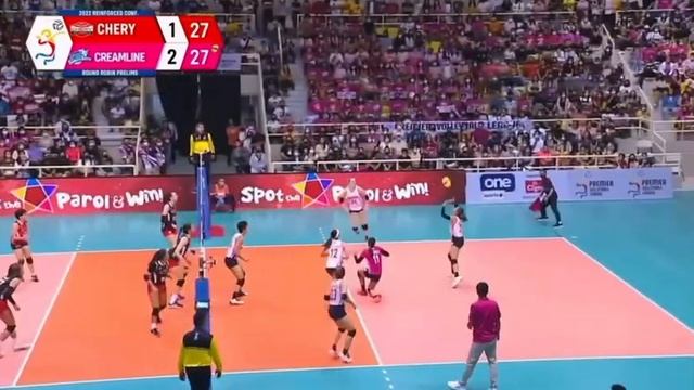 CREAMLINE vs CHERY TIGGO - Set 4: Super Intense, Extended Game (2022 PVL Reinforced Conference смотреть онлайн