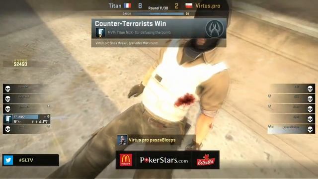 Virtus Pro vs Titan de chache - смешные моменты от sl4m смотреть онлайн