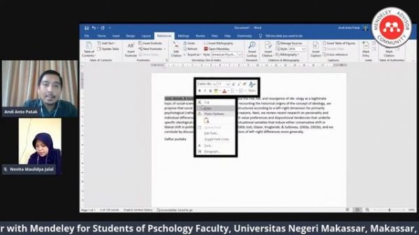 Mendeley Workshop on Research & Publication