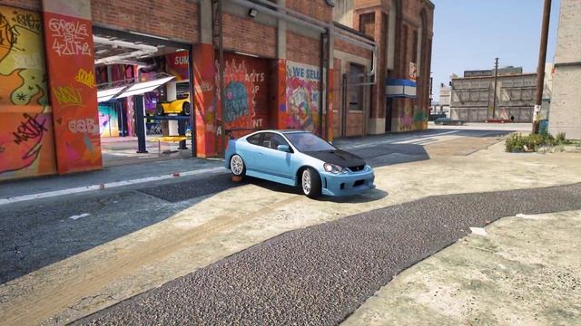 A FORGOTTEN TUNER? - GTA 5 CAR CUSTOMIZATION (ACURA RSX TYPE-S) смотреть онлайн
