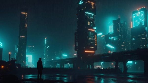 Dystopian Night_ Blade Runner & Cyberpunk Ambient Soundscape