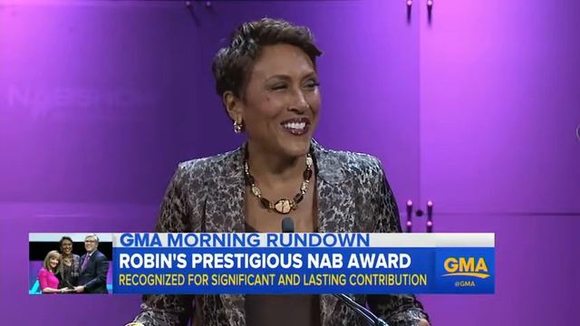 Robin Roberts receives Distinguished Service Award смотреть онлайн