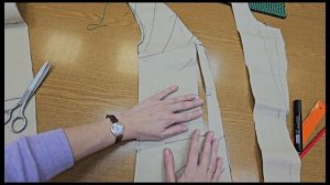 Корректировка  лекал для подкладки. Выкраивание подкладки.