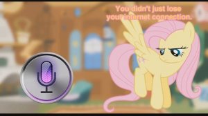 Флаттершай разговаривает с Сири [ДУБЛЯЖ] / Fluttershy & Siri [FANDUB] (Special for #РуБрониКон 2016)