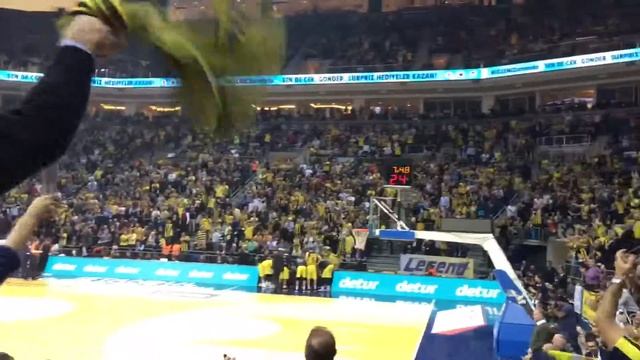 Fenerbahçe 78-77 Real Madrid mola sırasında Arena смотреть онлайн