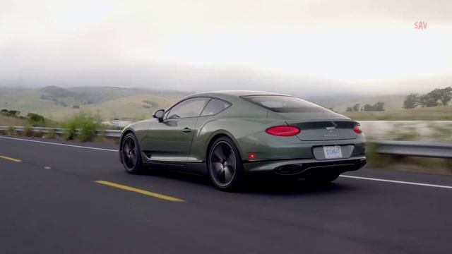 2020 Bentley Continental GT V8 Exterior, Interior, Drive /Alpine Green/ смотреть онлайн