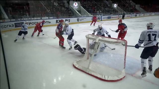 Ben Scrivens huge save on Ivan Telegin смотреть онлайн