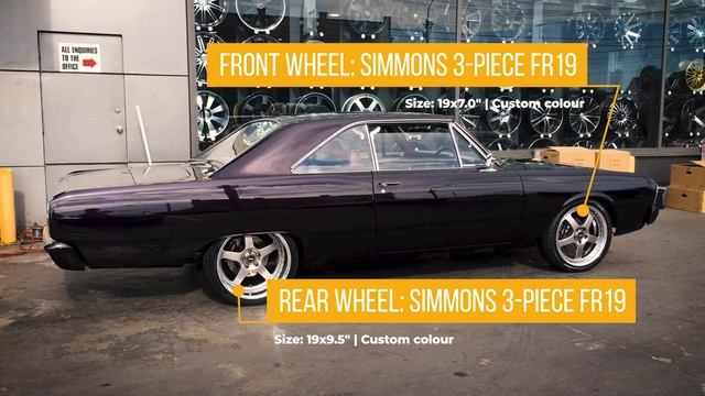 Simmons 3-piece FR19 - Chrysler Valiant VG  - Car of the week смотреть онлайн