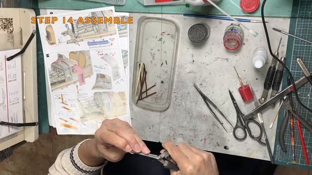 Building MFH 1/12 Alfa Romeo 1924 P2 : Step 14 Assemble - Part 1 смотреть онлайн