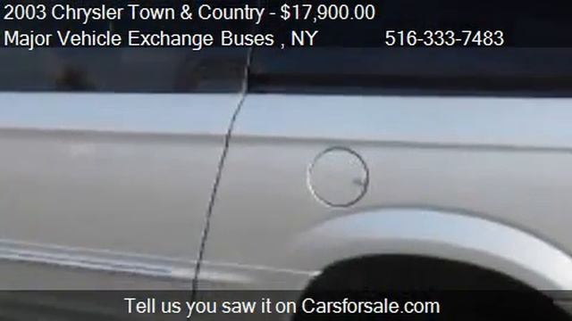 2003 Chrysler Town & Country Braun Entervan Handicap Wheelchair Van! смотреть онлайн