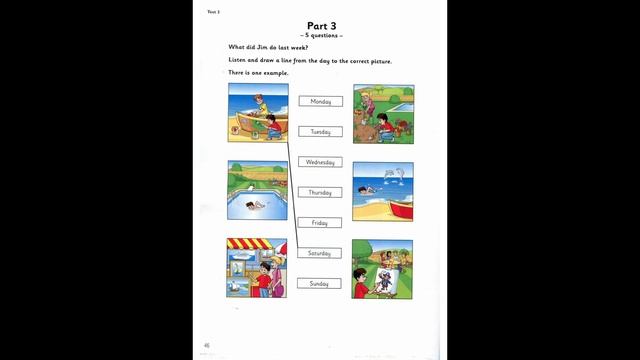 LISTENING • MOVERS 9 TEST 3 (Bộ Cũ) | Luyện Nghe MOVERS