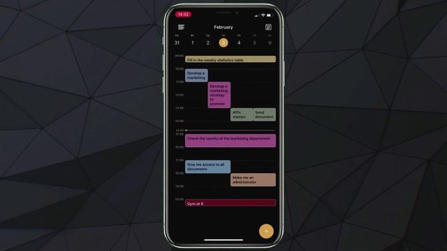 Ежедневник в ЛидерТаск для iOS смотреть онлайн