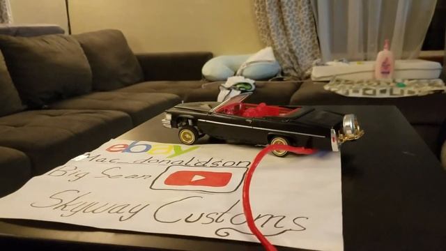 '79 custom Cadillac lowrider model car hydraulic hopper SOLD!!! смотреть онлайн