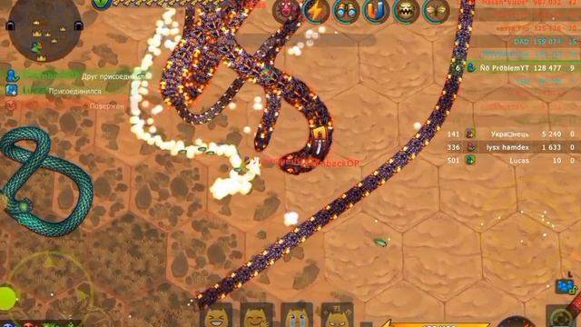 Играю в Little Big Snake,набрал 200.000 тыщ массы! ОРИГ Ñö PröblemYT???