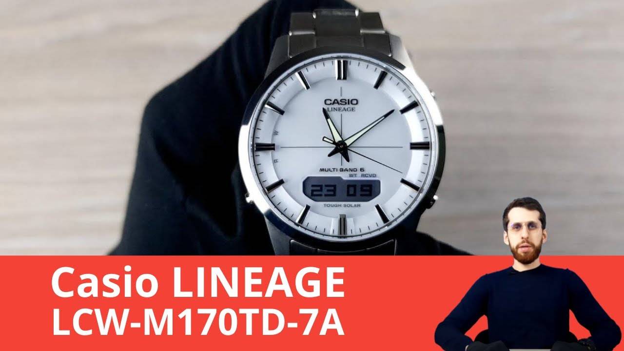 Многофункциональные и лёгкие / Casio LINEAGE LCW-M170TD-7A смотреть онлайн