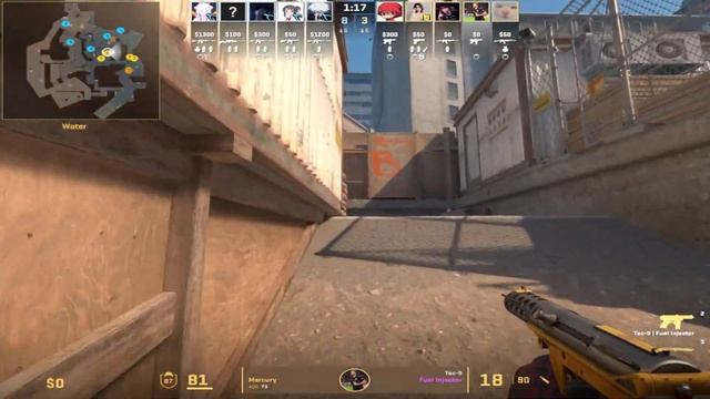 CS2 POV TYLOO Mercury (19/15) vs Lynn Vision (Overpass) @ CS Asia Championships 2023 смотреть онлайн