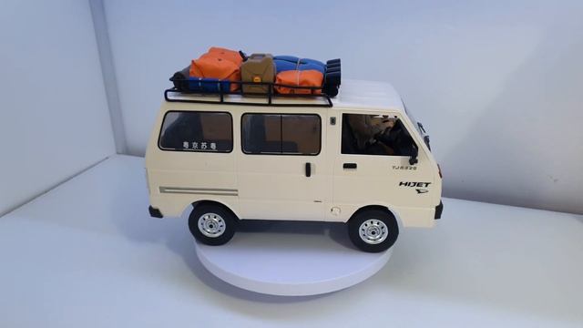 WPL D42 - DAIHATSU HIJET. With Driver, Roof Rack & Spotlights. #wpld42 #rccar #keitruck