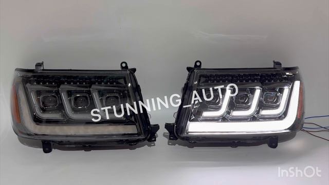 Фары передние Toyota Land Cruiser 100 хром смотреть онлайн