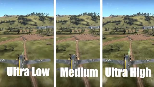 Graphics Comparison War Thunder Ground / Air FullHD 60FPS смотреть онлайн