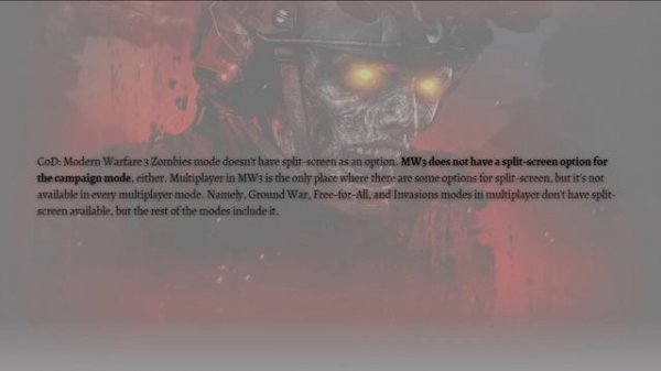 How To Play Split Screen Zombies On Call Of Duty MW3 (2024 Guide)