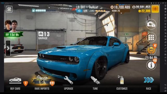 CSR2 LB SRT Hellcat PC cup final runs w/different stage 6s смотреть онлайн