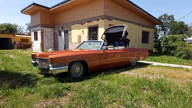Cadillac Deville Convertible 1970 Stahovanie Strechy
