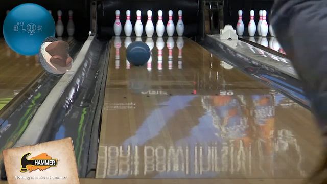 Hammer Big Blue Solid bowling ball by Joe Stillman, BuddiesProShop.com смотреть онлайн