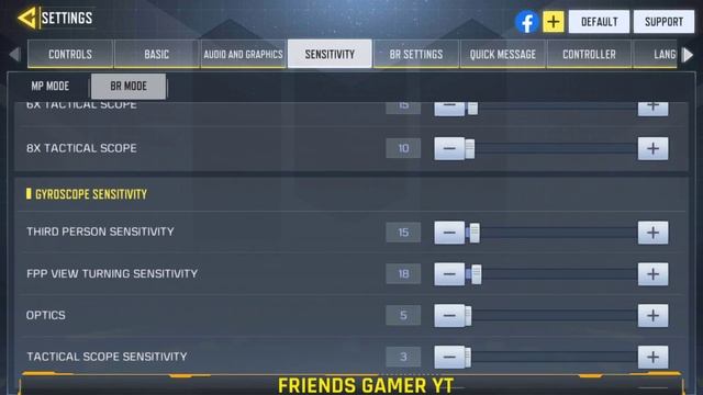 COD Mobile Sensitivity And Latest Gameloop Emulator Settings ON PC  #FriendsGamerYT