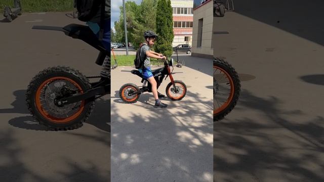 Подростковый электромотоцикл Kugoo wish 1500w смотреть онлайн