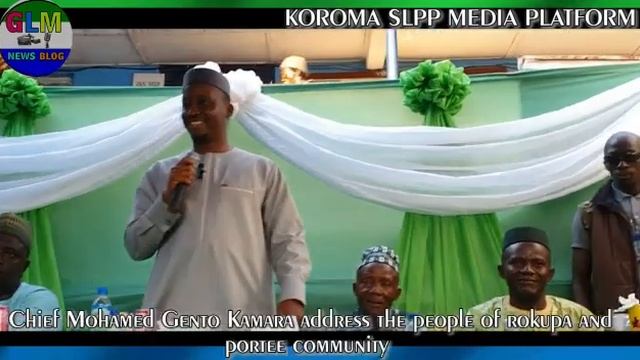 The People’s Mayor Chief Mohamed Gento Kamara address the people of Rokupa and portee community смотреть онлайн